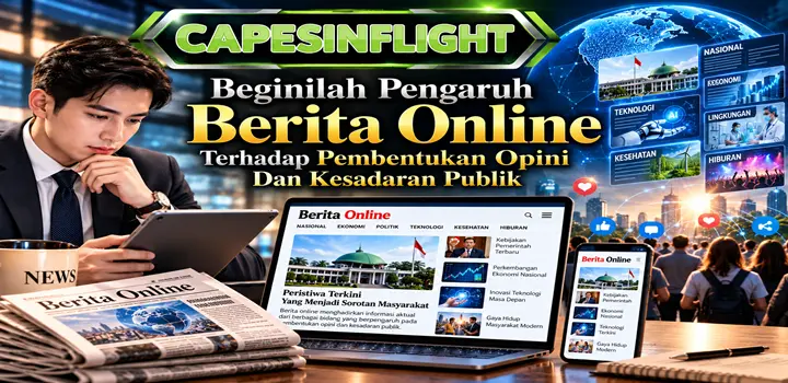 Beginilah Pengaruh Berita Online Terhadap Pembentukan Opini Dan Kesadaran Publik